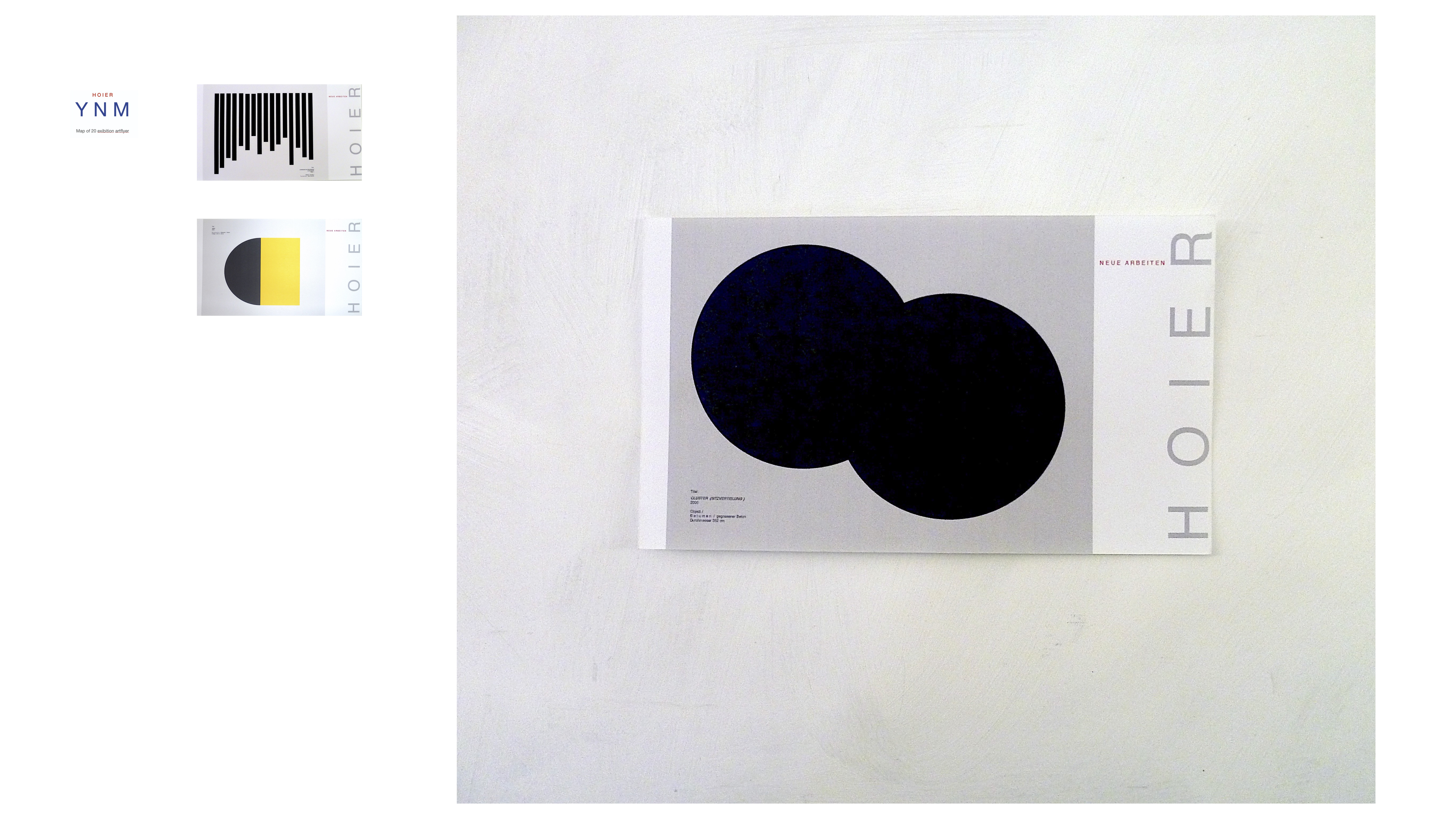 YNM / Heiner H. Hoier / Hoier.works / Cluster Flyer - 2002