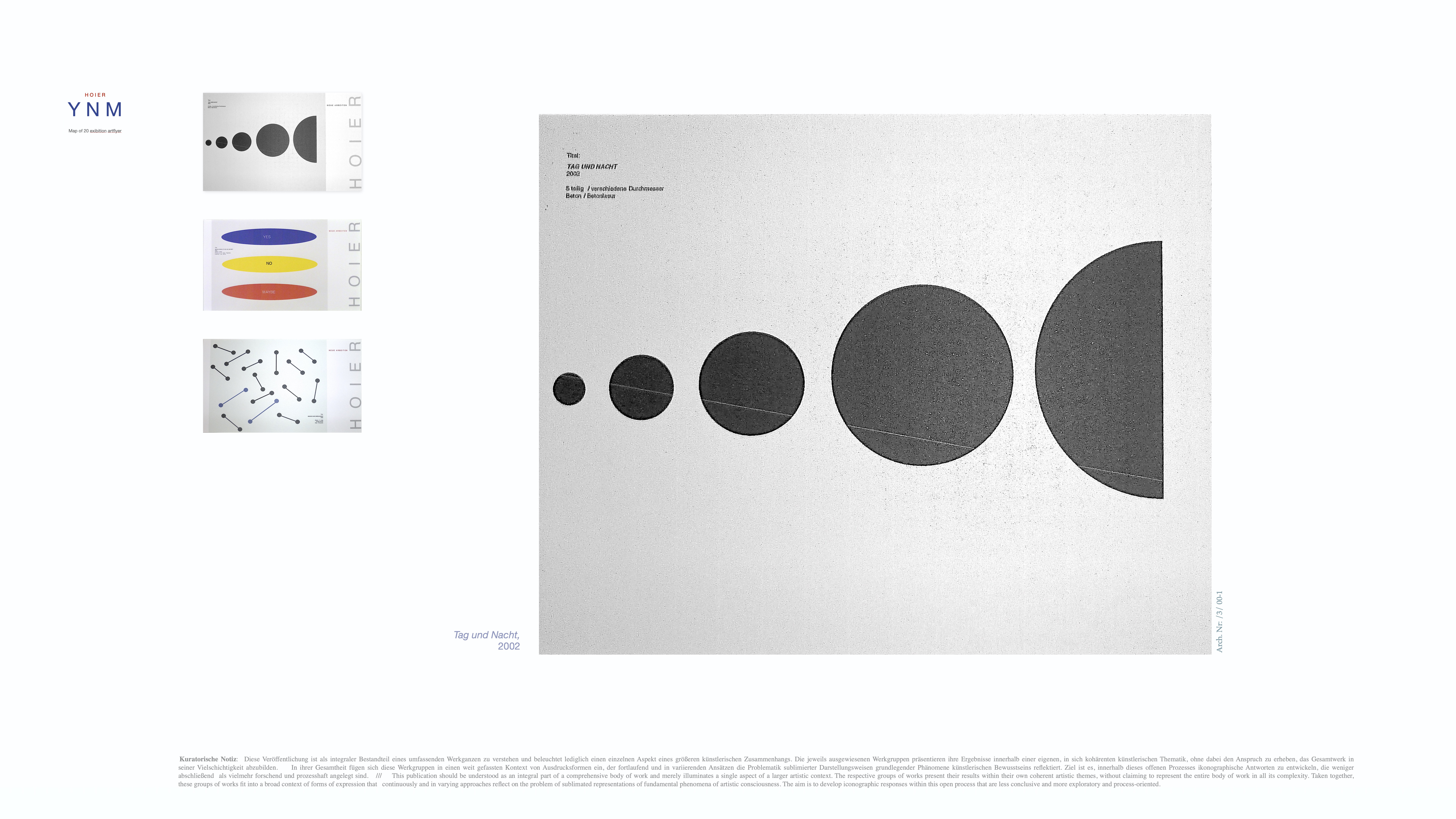 YNM / Heiner H. Hoier / Hoier.works / Tag und Nacht - 2002